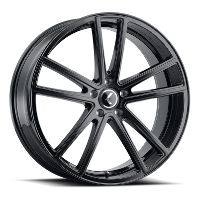 Cast Aluminum Wheels Splitz 146 BM 24x9.5 Machined Black 5 on 115/5 on 120 Bolt Pattern 18 Offset Kraze Wheels
