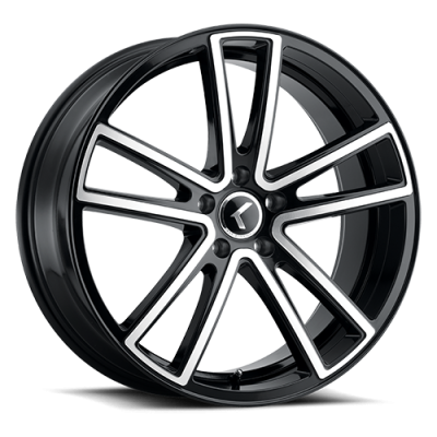 Cast Aluminum Wheels Spectra 183 GB 20x8.5 Gloss Black 5 on 108/5 on 114.3 Bolt Pattern 38 Offset Kraze Wheels