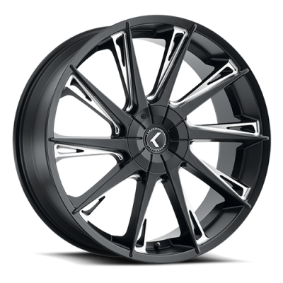 Cast Aluminum Wheels Stunna 191 18x8 Machined Black 5 on 108 Bolt Pattern 40 Offset Kraze Wheels