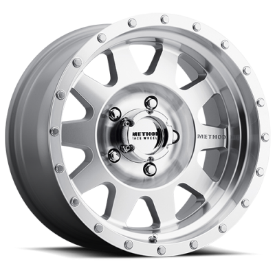 Aluminum Wheels 16x8 The Standard MR301 Bolt Pattern 5 On 114.3 Offset 0 Lip Size 2.52 Machined SL Clear Coat Method