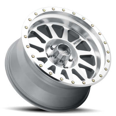 Aluminum Wheels 20x10 Double Standard MR304 Bolt Pattern 6 On 135 Offset -18 Lip Size 3.9 Machined SL Clear Coat Method