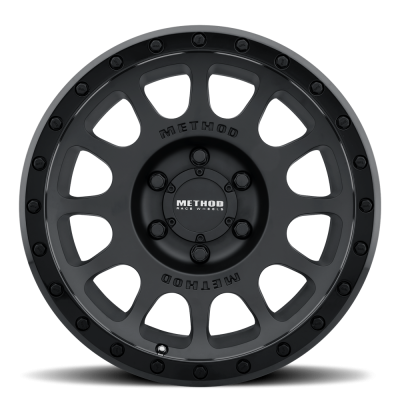 Aluminum Wheels 16x8 NV MR305 Bolt Pattern 6 On 139.7 Offset 0 Lip Size 1.57 Double Black BK Method
