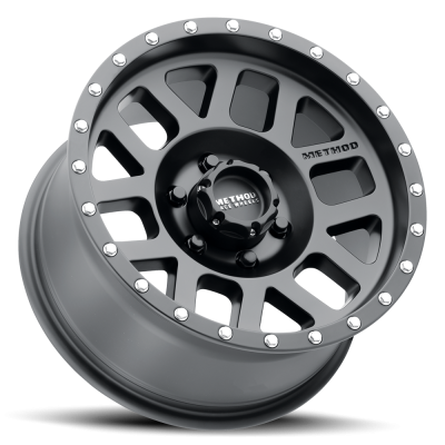 Aluminum Wheels 18x9 Mesh MR306 Bolt Pattern 6 On 135 Offset 18 Lip Size 1.73 Matte Black MB Method