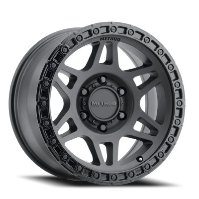 Aluminum Wheels 17x8.5 MR312 Bolt Pattern 6 On 135 Offset 0 Lip Size 0.98 Double Matte Black MBGL Gloss Black Lip Method