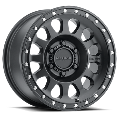 Aluminum Wheels 20x10 MR315 Bolt Pattern 6 On 135 Offset -18 Lip Size 3.27 Matte Black MB Method