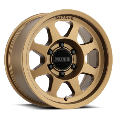 Aluminum Wheels 18x9 Bead Grip MR701 Bolt Pattern 6 On 135 Offset 18 Lip Size 1.81 Method Bronze BRZ Method