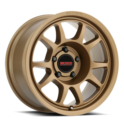 Aluminum Wheels 16x8 Bead Grip MR702 Bolt Pattern 5 On 165.1 Offset 0 Lip Size 1.18 Method Bronze BRZ Method
