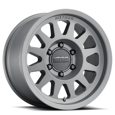 Aluminum Wheels 17x7.5 Bead Grip MR703 Bolt Pattern 6 On 130 Offset 50 Lip Size 0.87 Gloss Titanium SL Method