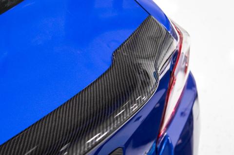V Style Carbon Fiber Trunk Spoiler 15-Present Subaru WRX/STI OLM Outside Line Motoring