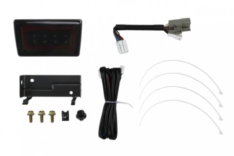 OLM F1 NB+R V2 (Smoke Lens, Gloss Black Base, Red Bar) 2015-2020 WRX / STI