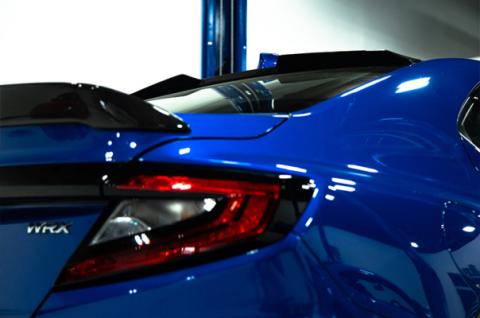 V2 Carbon Fiber Rear Roof Spoiler 22-Present Subaru WRX OLM Outside Line Motoring