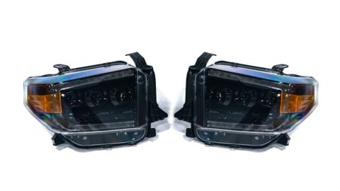 2014-2021 Toyota Tundra Bi-Beam Headlights Infinite Series White DRL OLM