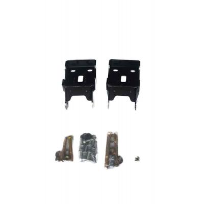 Premium 2.0 Inch Diameter Traction Bars Black Semi Gloss Powder Coat for 05-20 Ford Superduty Short Bed with 4.5 Inch Per Axle No Limit Fabrication