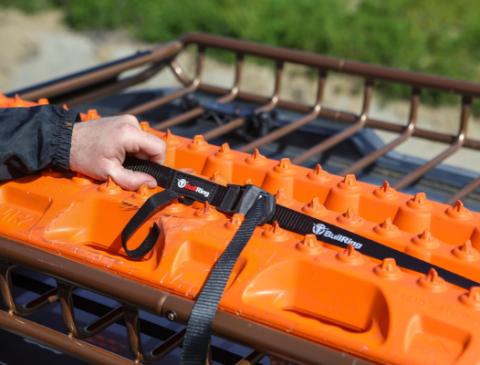 1 Inch x 12' Lashing Cargo Strap 2 Pack Bullring