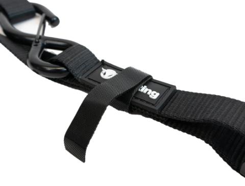 1 Inch x 8' Cam-Lock Tie Down with Soft-Tie 2 Pack Bullring