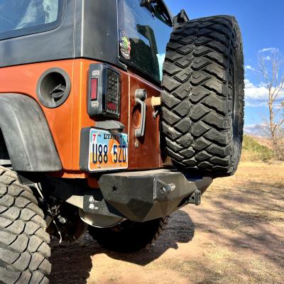 Jeep JK Shorty Rear Bumper For 07-18 Wrangler JK No Tire Carrier Rigid Series Rock Slide Engineering