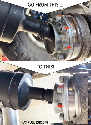 JT Gladiator Geometry Correction Axle Brackets for Rear Upper Control Arms RockJock 4X4