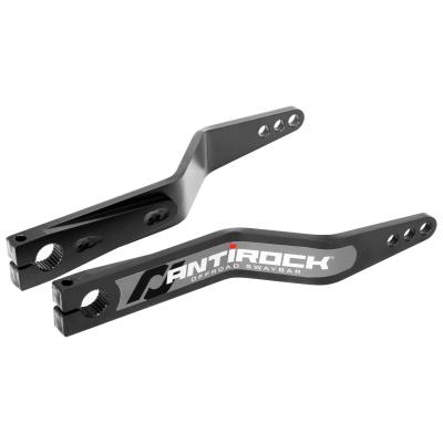 Antirock Fabricated Steel Sway Bar Arms, 15.2 in. Long, 2.5 in. Offset Bend, 3 Holes RockJock 4x4