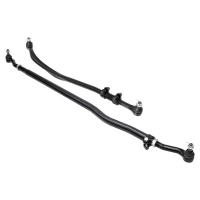Currectlync Wrangler JK High Steer Kit For Ram Assist. Incl. Knuckles Drag Link Tie Rod Jeep JL/JT Trac Bar Trac Bar Reloc/Ram Mount Tie Rod Clamp RockJock 4x4