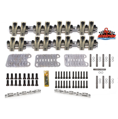 1.5 SBC Edelbrock Victor 15 Degree Shaft Rockers Scorpion Racing Products