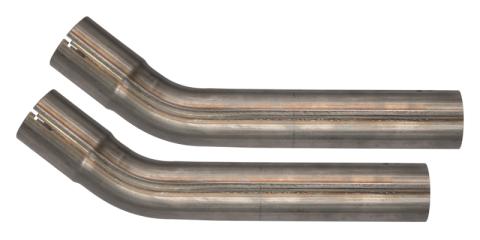 1966-71 Ford Fairlane 2.5 Inch H-Pipe Crossmember Back Quarter Panel Exit Exhaust Turbo Pro Mufflers Pypes Performance Exhaust