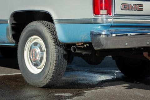 1975-1987 GM C15 Truck 2.5 Inch Crossmember Back With H-Bomb H-Pipe Exhaust System Includes Catalytic Converters 409 Stainless No Mufflers Pypes Performance Exhaust