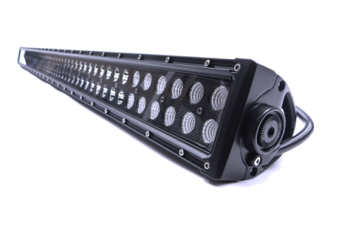 50 Inch LED Light Bar Black Series Straight Dbl Row Combo Flood/Beam 288W Dt Harness 79900 25,920 Lumens Top Gun Customz