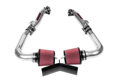 Infiniti G37 Dual Ultra Long Tube Air Intake Kit Gen 3 V36 Oil Filter For 09-13 Infiniti G37 Stillen