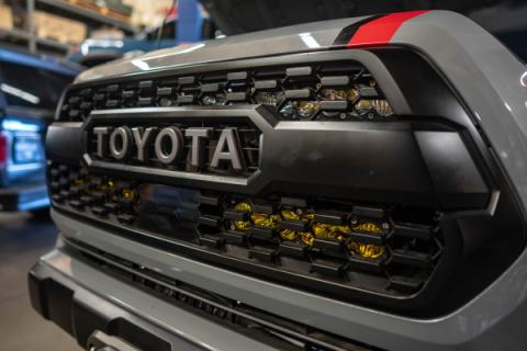 16-23 Tacoma Behind The Grille Dual 10 Inch LED Light Bar Mount SDHQ Offroad