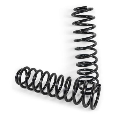 2.5 Inch Front Coil Springs 07-18 JK 2.5 Inch Front Coil Springs 18+ JL-V6 Or Wrangler 1.5 Inch Front Coil Springs 20-23 Wrangler 1.5 Inch Front Coil Springs 21+ JL-V8 392 Or Gladiator 1.5 Inch Front Coil Springs 20+ JT