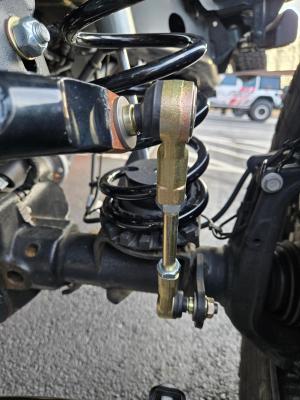 Jeep Wrangler Adjustable Front Sway Bar End Links 2018+ JL/JT Clayton Off Road