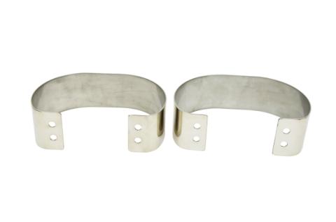 Jeep CJ/YJ Bumperettes Pair 76-95 CJ and Wrangler YJ Polished Silver Kentrol