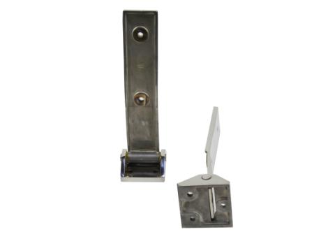 Jeep JK Tailgate Hinge Pair 07-18 Wrangler JK Polished Silver Kentrol
