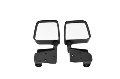 Jeep YJ/TJ Mirror Kit Pair 88-06 Wrangler YJ/TJ Powdercoat Black Kentrol