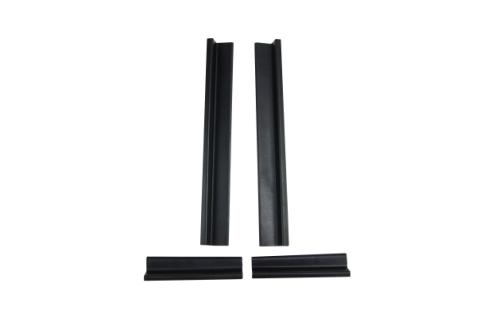 Jeep JK Entry Guards 4 Pieces 4 Door 07-18 Wrangler JK Textured Black Kentrol