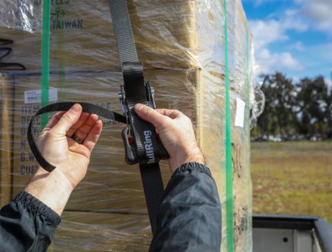 1.25 Inch x 12 Foot Sliding Ratchet Tie Down (2 Pack) PRP Seats