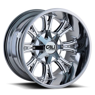 Cast Aluminum Wheels Americana 9101 CH 20x9 Chrome 6 On 135/6 On139.7 Bolt Pattern 0 Offset Cali Offroad Wheels