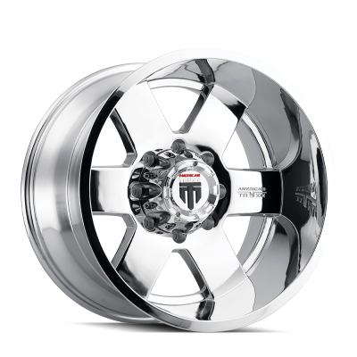 Armor AT155 Chrome 18X9 5-127 -12MM 78.1MM Off Road Wheels American Truxx