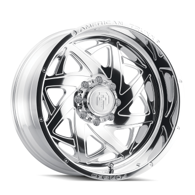Forged Kronos ATF1910 Polished 24X14 8-165.1 -76MM 125.2MM Off Road Wheels American Truxx Forged