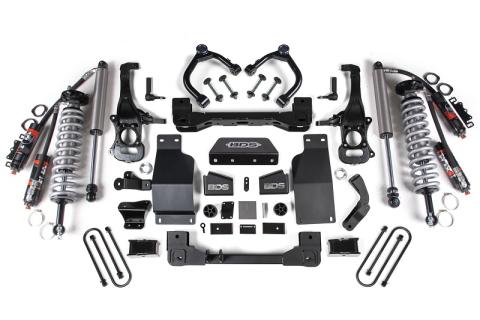 2025 Silverado/Sierra 1500 4WD 4 Inch Suspension Lift Kit 3.0 Diesel / 2.7 Gas 3 Inch Rear Block -Fox 2.5 PES C/O Front Fox 2.5 PES Rear BDS Suspension