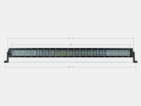 42 Inch Spot Dual Row 5D Optic OSRAM LED Bar Cali Raised LED