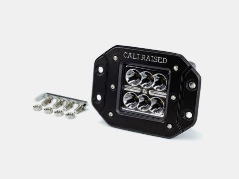 LED Light Pod 3x2 18w Flush Mount Aluminum Housing Cali Raised LED