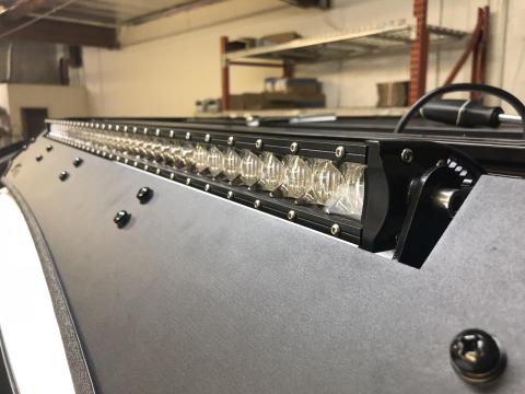40 Inch Cut Out Prinsu Roof Rack Slim LED Light Bar Bracket Kit 42 inch Slim LED Light Bar LED Light Bar Blue Backlight Small Cali Raised LED
