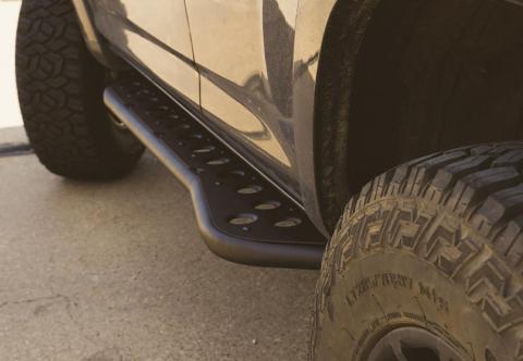 03-09 4Runner Step Edition Bolt On Rock Sliders Kick Out No Filler Plate Bedliner Cali Raised LED