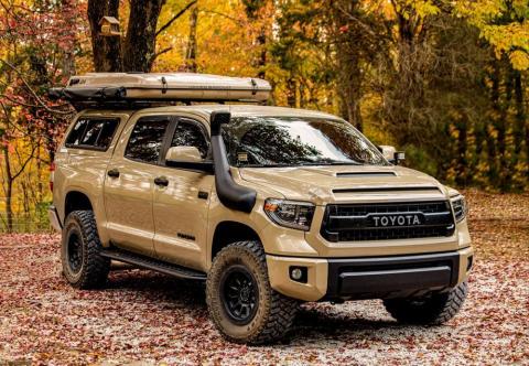 14-21 Tundra Step Edition Rock Sliders No Kick Out Bed Liner Powder Coat Cali Raised LED