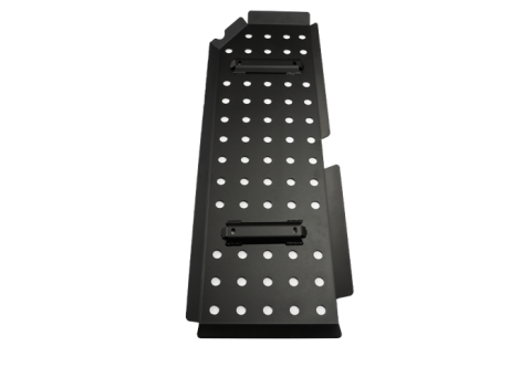 2005-2021 DCSB and AC Toyota Tacoma Fuel Tank Skid Plate Steel Powercoat Black Cali Raised LED