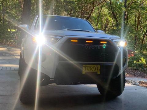 14-21 4Runner Grille Raptor LED Light Kit Amber No Fuse Cali Raised LED