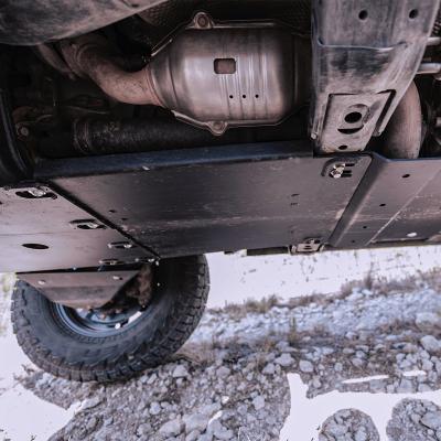 2014-Present 4Runner Transmission Skid Plate Aluminum/Raw Cali Raised LED