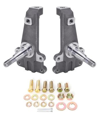 Ridetech 2 Inch Drop Tall Spindle For 1967-1969 Gm F-Body 1968-1974 Nova And 1964-1972 Gm A-Body Pair Of Spindles Nuts And Cotter Pins Ridetech
