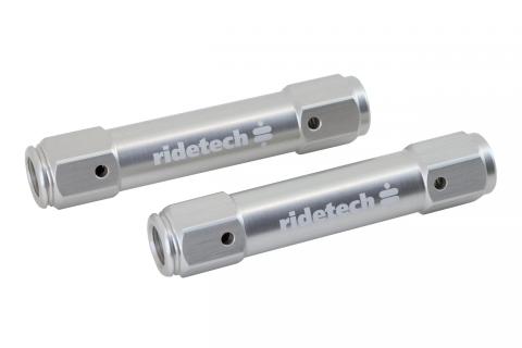 Billet Aluminum Tie Rod Adjusters For 1958-1964 Impala And 63-64 C10 2 Adjusters 8 Inch Long W/ 5/8 -18 Thread And 4 Jam Nuts Ridetech